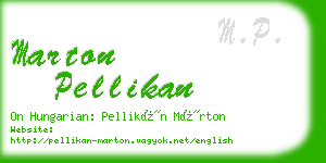 marton pellikan business card